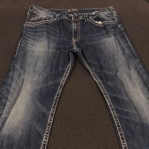 Men’s silver jeans